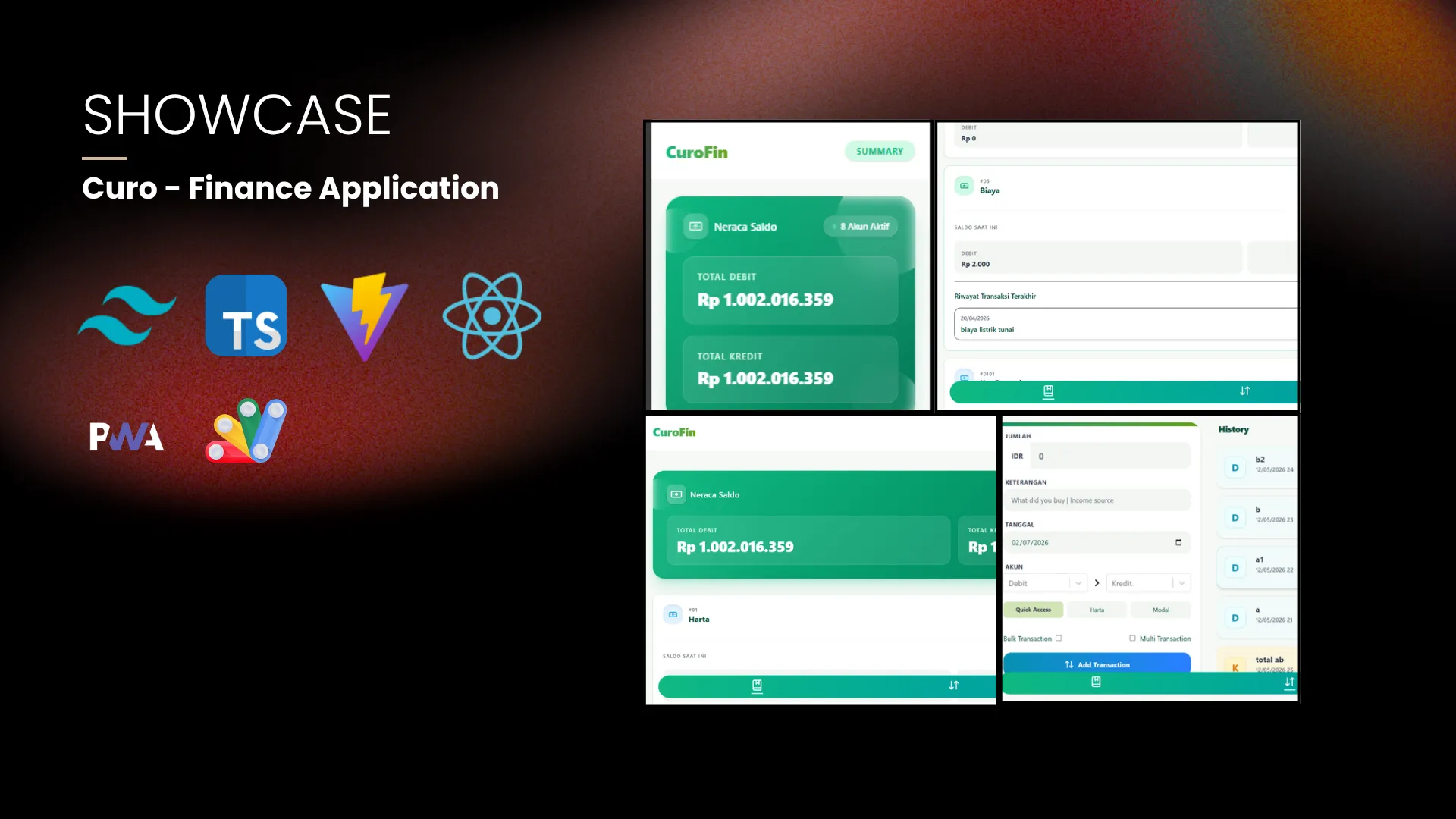 Curo - Finance Application
